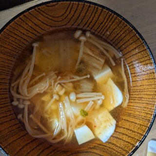 キムチスープ　②
